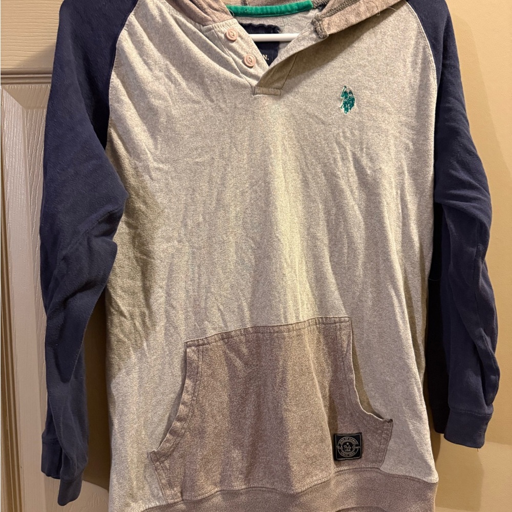 Boys Long Sleeve Hooded Shirt